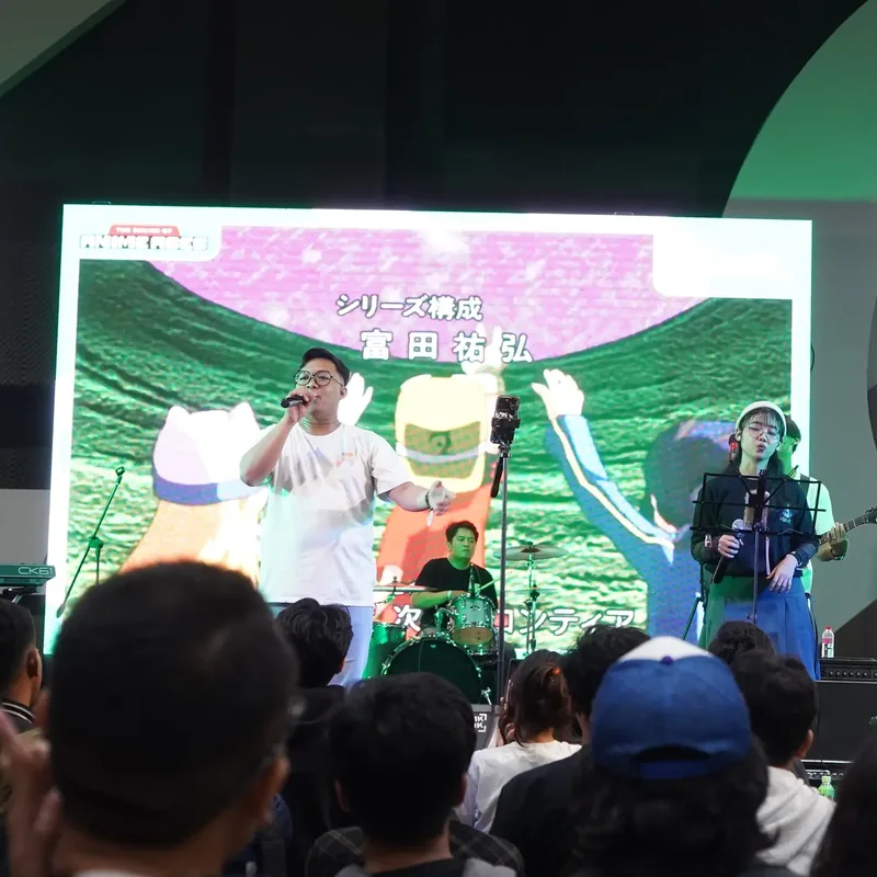 Sesi foto bersama cosplayer di Chibicon